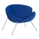 Набор кресел 2 шт Dobrin Emily 81x72x78 см ткань цвет синий