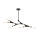 Светильник подвесной Freya Crown Fr5213pl-05b 5 ламп 9 м² цвет черный