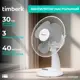 Вентилятор настольный Timberk T-DF1201 38 Вт D12 см с таймером цвет белый