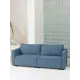 Диван раскладной Cityhd 212x90x80 см велюр цвет синий