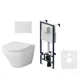 Комплект инсталляция с унитазом Am.pm IS70101.501700_7214 цвет белый