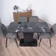Кухонный стол прямоугольный Frenesie 110x70 см стекло цвет черный