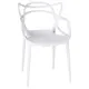 Кухонный стул Dobrin Masters 50.5x50x56 см полипропилен цвет белый D02754