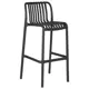 Барный стул Dobrin Chloe bar lmzl-pp777 45.5x102x51 см цвет темно-серый