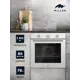 Духовой шкаф встраиваемый электрический MILLEN MEO 6001 WH белый с таймером конвекция 78л 7 режимов