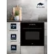 Духовой шкаф встраиваемый электрический MILLEN MEO 603 BL черный с таймером конвекция 70л 10 режимов телескоп