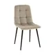 Стул для кухни обеденный Одди NEW велюр бежевый (комплект 4 стула)