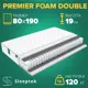 Матрас Sleeptek Premier Foam Double 80x190x19 см независимый пружинный блок, 1-спальный