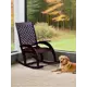 Кресло-качалка Playwoods Сельма 52x108x55 см фанера цвет венге