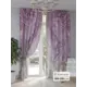 Комплект штор At home Базовая коллекция AT948114 на шторной ленте 250x150 см цвет фиолетовый