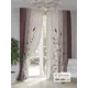 Комплект штор на шторной ленте At Home Монрекис 150x250 см цвет бордовый/розовый/фиолетовый