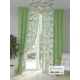 Комплект штор At home Базовая коллекция AT948144 на шторной ленте 250x150 см цвет зеленый