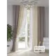 Комплект штор At home Базовая коллекция AT948166 на шторной ленте 250x150 см цвет белый