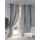Комплект штор на шторной ленте At Home Генсвил 150x250 см цвет бежевый/персиковый/синий