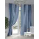Комплект штор At home Базовая коллекция AT948232 на шторной ленте 250x150 см цвет синий