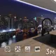 Стеновая панель матовая Фартукофф ФФ - 150 300x60x0.15 см ПВХ цвет черный/синий