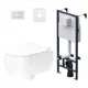 Комплект инсталляция с унитазом Damixa DX72.IS40201.1700_7214 цвет белый