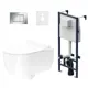 Комплект инсталляция с унитазом Damixa DX72.IS40251.1700_7214 цвет белый