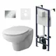 Комплект инсталляция с унитазом Damixa DX15.IS40151.1700_7214 цвет белый
