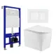 Комплект инсталляция с унитазом Enio 538645 цвет белый