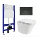 Комплект инсталляция с унитазом Enio 545316 цвет белый