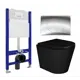Комплект инсталляция с унитазом Enio Tecnico 550682 цвет черный