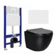Комплект инсталляция с унитазом Enio 550443 цвет черный