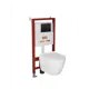 Комплект инсталляция с унитазом Bauedge Q111300-BL0001-PRO-2-Q00015 цвет белый
