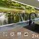 Стеновая панель матовая Фартукофф ФФ - 170 200x60x0.15 см ПВХ цвет зеленый/голубой