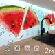 Стеновая панель Фартукофф ФФ - 190 200x60x0.15 см ПВХ цвет красный/голубой
