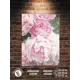 Картина Полицентр Красивые нежные пионы 70x50 см