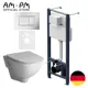 Комплект инсталляция с унитазом Am.pm IS70231.BR1701_7214 цвет белый