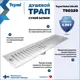 Трап для душа Teymi T90329 сухой затвор 40x10 см нержавеющая сталь