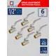 Кран шаровой прямой СТМ CWFFH012K06 DN15 PN40 1/2" ВР латунь ручка рычаг