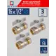 Кран шаровой прямой СТМ CWPF1216K03 1/2"x16 мм ВР PN16 латунь ручка бабочка