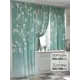 Комплект штор At home Базовая коллекция AT557066-250 на шторной ленте 250x150 см цвет бирюзовый