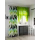 Комплект штор At home Базовая коллекция AT558073-260 на шторной ленте 260x150 см цвет зеленый