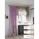 Комплект штор At home Базовая коллекция AT558034-260 на шторной ленте 260x150 см цвет фиолетовый