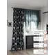 Комплект штор At home Базовая коллекция AT558031-260 на шторной ленте 260x150 см цвет белый