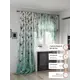 Комплект штор At home Базовая коллекция AT558009-260 на шторной ленте 260x150 см цвет бирюзовый
