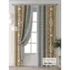 Комплект штор Comfy way Форнерс - 188 - 260 см CW709188260-260 на шторной ленте 260x150 см цвет бежевый