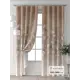 Комплект штор Comfy way Форнерс - 203 - 260 см CW709203260-260 на шторной ленте 260x150 см цвет бежевый
