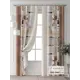 Комплект штор Comfy way Форнерс - 178 - 240 см CW709178240-240 на шторной ленте 240x150 см цвет бежевый