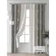 Комплект штор Comfy way Форнерс - 201 - 240 см CW709201240-240 на шторной ленте 240x150 см цвет белый