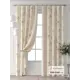 Комплект штор Comfy way Форнерс - 211 - 240 см CW709211240-240 на шторной ленте 240x150 см цвет бежевый