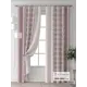 Комплект штор Comfy way Форнерс - 194 - 260 см CW709194260-260 на шторной ленте 260x150 см цвет лиловый