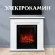 Каминокомплект Elekam Silver с очагом Pulsar 23G 1800Вт белый с черным