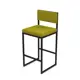 Барный стул Alsav Барнс-65 AL 301S NEW kiwi_NEW kiwi_черный 40x90 см цвет new kiwi/new kiwi/черный