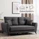 Диван раскладной Egregor 178x91x99 см текстиль цвет графит