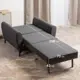 Кресло Egregor 108x91x99 см текстиль цвет графит